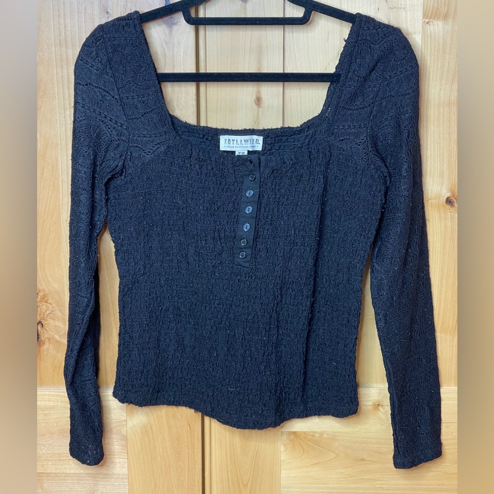 Idyllwind long-sleeve lace top